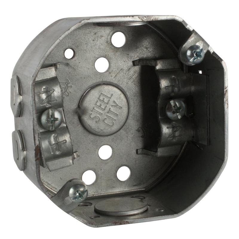 Thomas & Betts 3-1/2" X 1-1/2" Octagon Box Steel