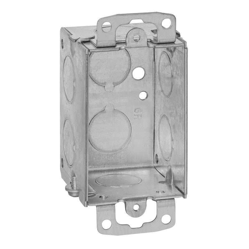 Thomas & Betts 51 Galvanized Steel 1-Gang Switch Box 3"X2"X2"