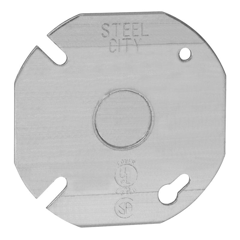 Thomas & Betts Steel City  1/2" Octagon Box Flat Cover
