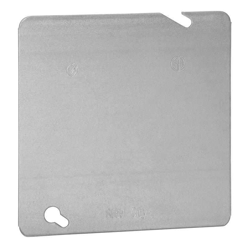Thomas & Betts Steel City  4-11/16 Square Box Cover Blank