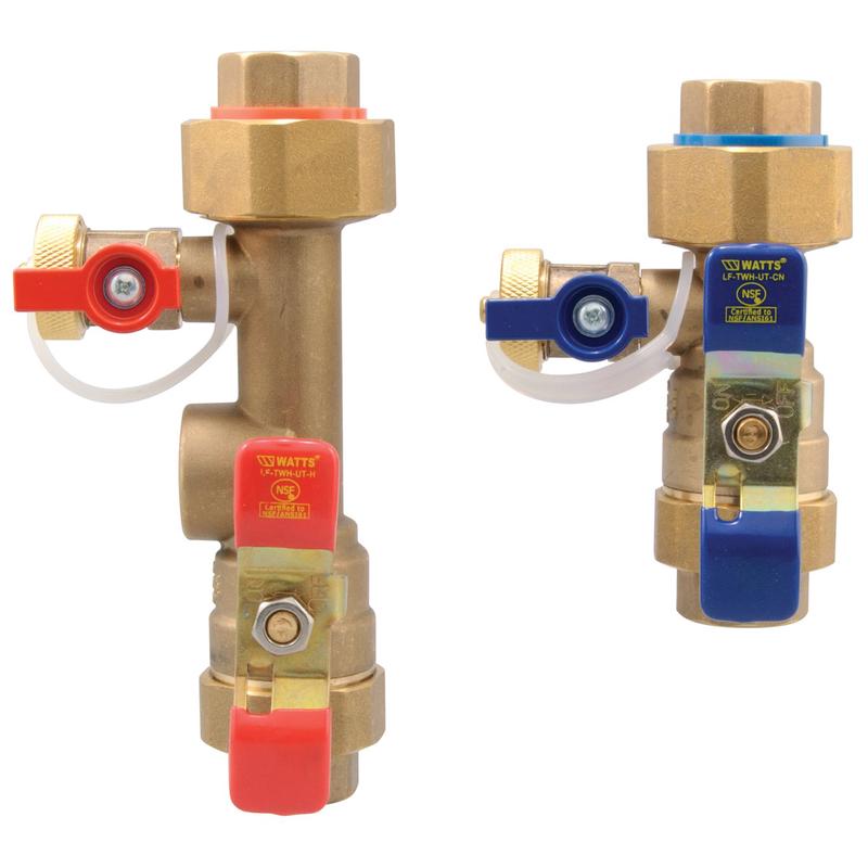 Watts 2-Piece Lead-Free Brass Tankless Water Heater Valve Set