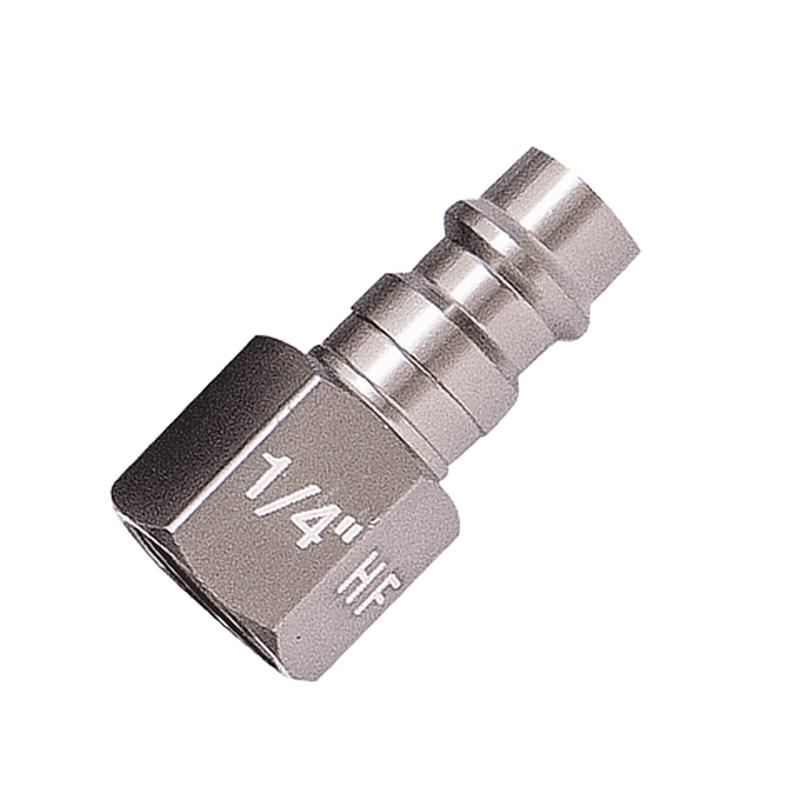 Tru-flate 1/4" HI FLO Design x 1/4" FNPT Aluminum Plug