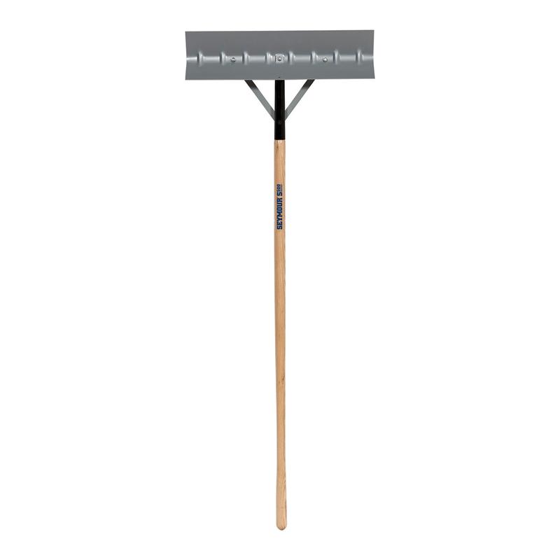 Seymour Midwest Barn Scraper, 24" x 7" Reversible Head, 60" Hardwood Handle