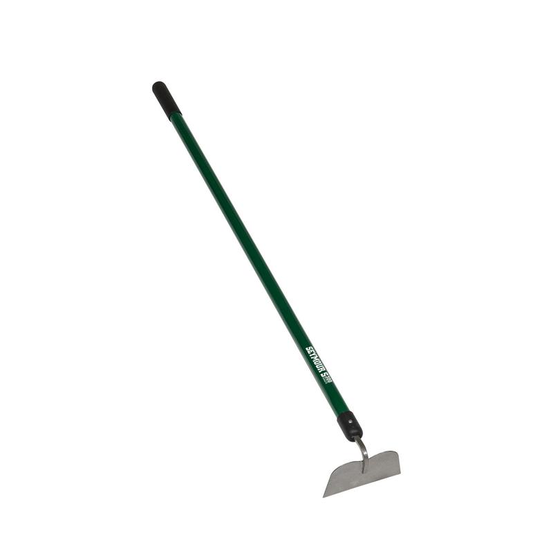 Seymour Midwest Garden Hoe, Welded Head, 48" Green Fiberglass Handle