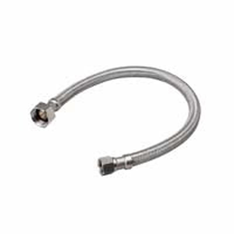 B & K Industries  Braided Stainless Steel Faucet Connector  1/2" X 1/2" X 12"