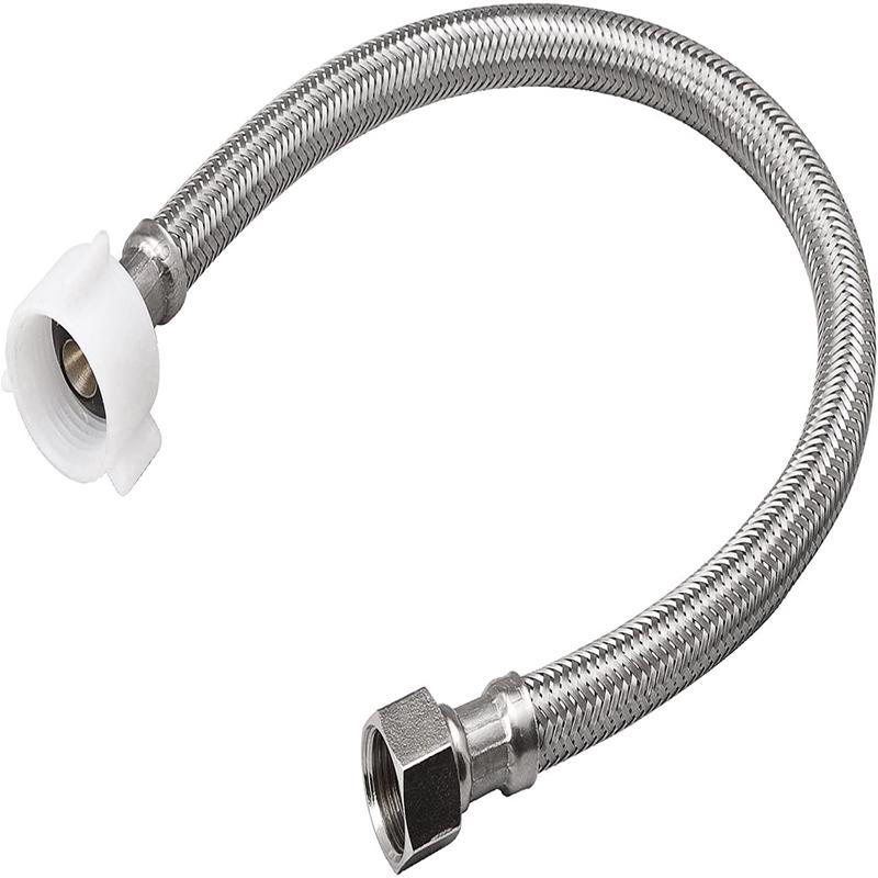 B & K Industries  Braided Stainless Steel Toilet Connector 3/8" X 7/8" X 20"