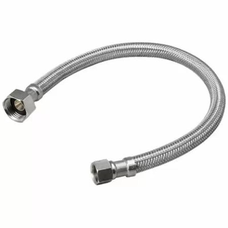 B & K Industries Faucet Supply Line Braided Stainless Steel 3/8" X 1/2" X 36"