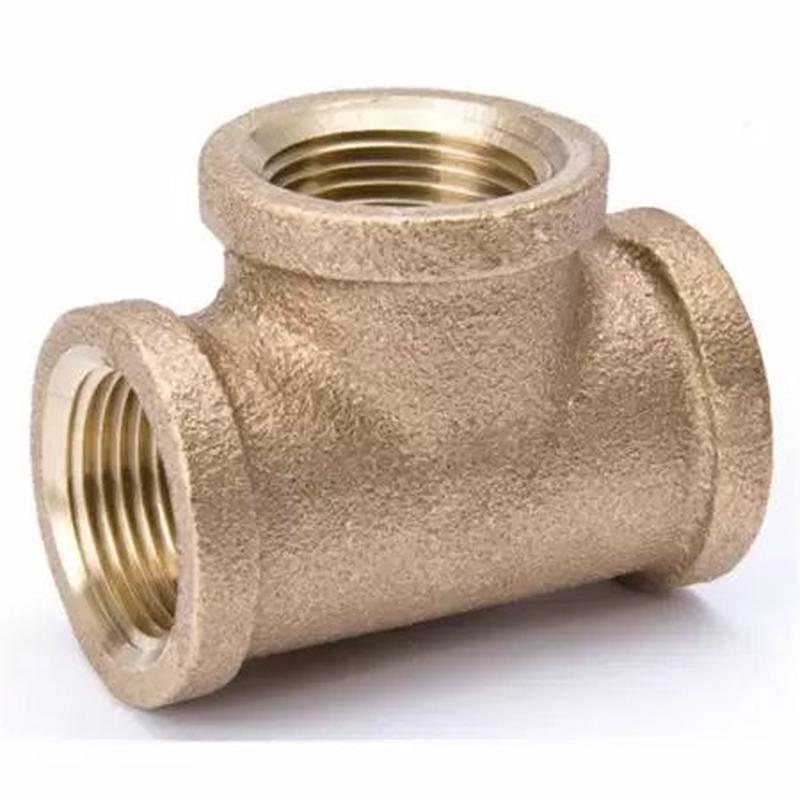 B & K Industries Red Brass Tee 3/4"