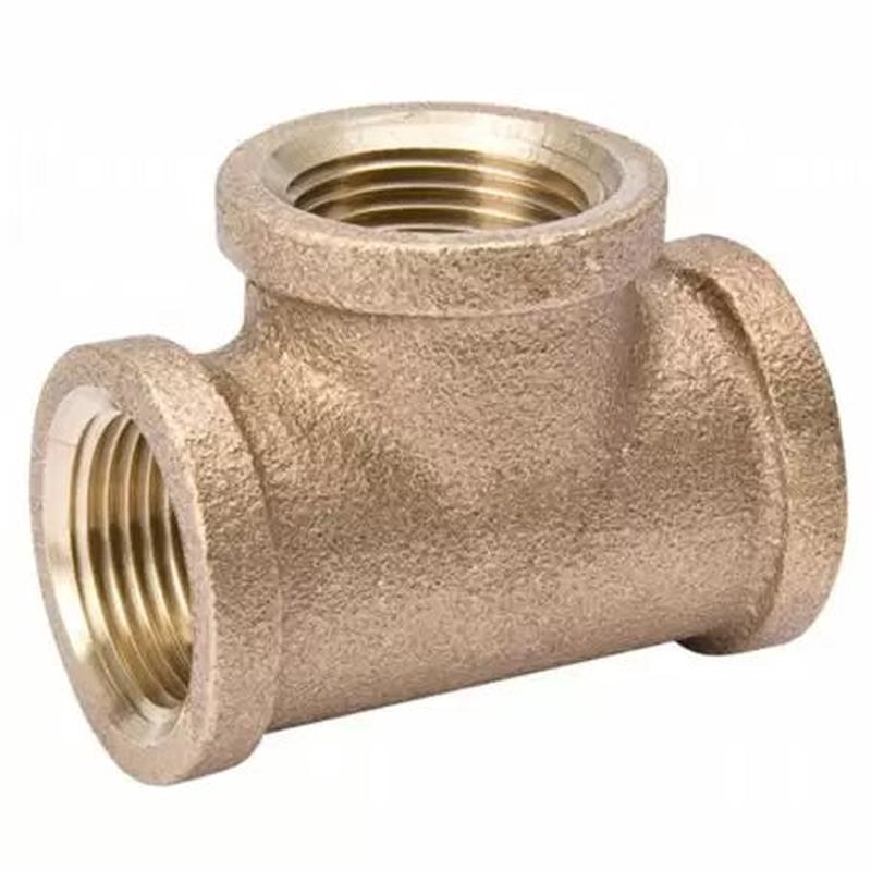 B & K Industries Red Brass Tee 3/8"