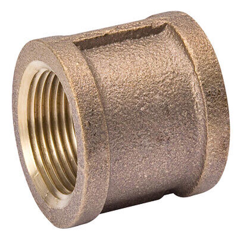 B & K Industries Red Brass Threaded Fittings 1"