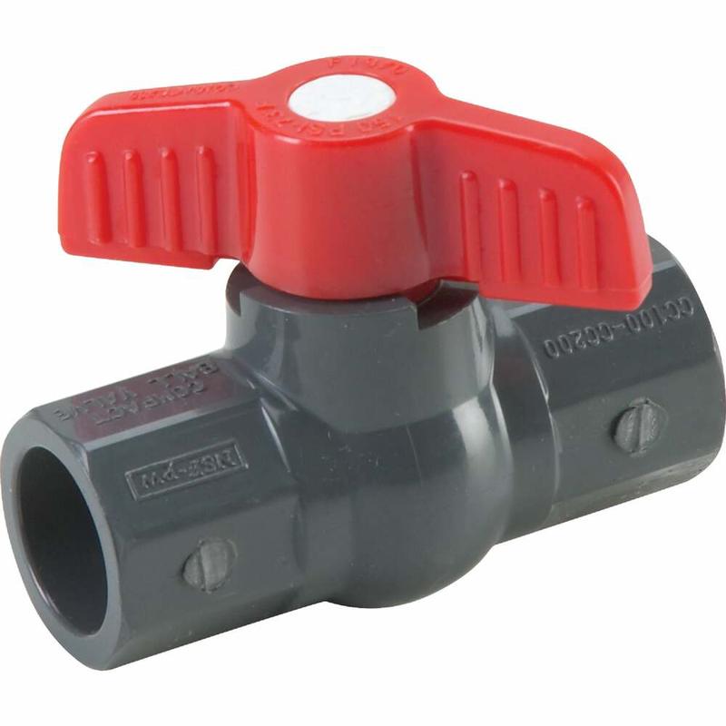 B & K Industries Series 6700GS PVC Ball Valve 1/2"