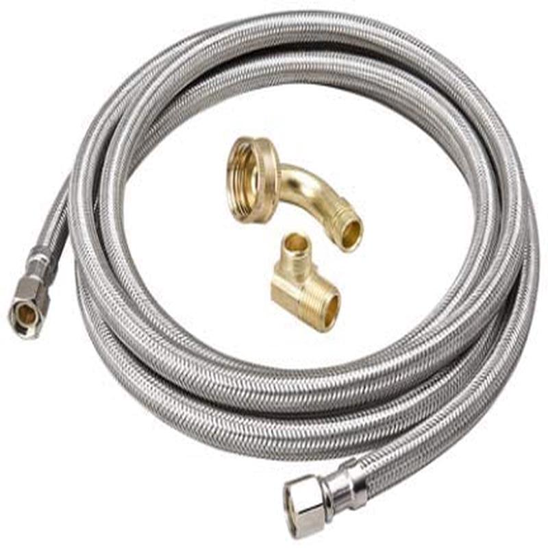 B & K Industries  Stainless Steel Washing Machine Connector 3/4" X 3/4"