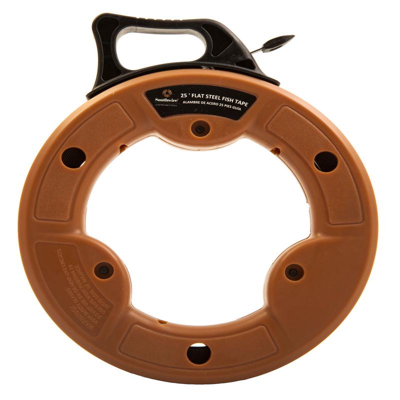 Southwire 1/4" 25' Flat Steel Fish Tape