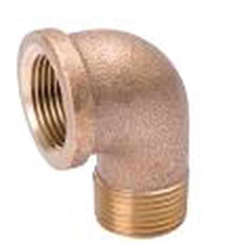 B & K Industries 90 Street Elbow Red Brass Threaded Fittings 1/8 in.