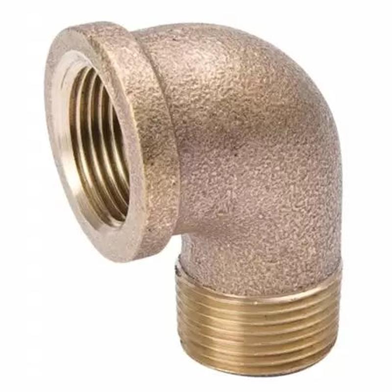 B & K Industries 90 Street Elbow Red Brass Threaded Fittings 3/8 in.