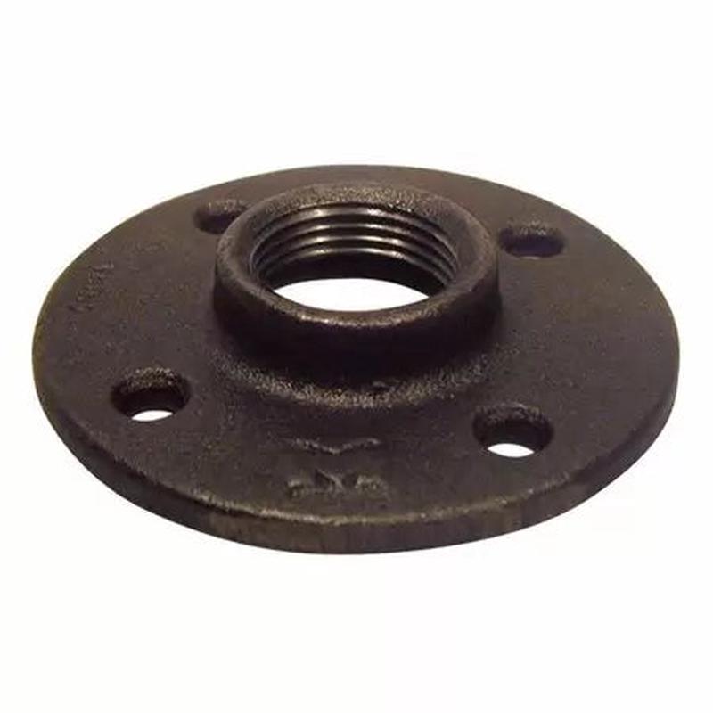 B & K Industries Floor Flange 150# Malleable Iron Threaded Fittings 3/4"