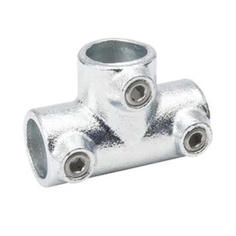 B & K Industries Galvanized 3 Three Socket Tee 3/4 in.