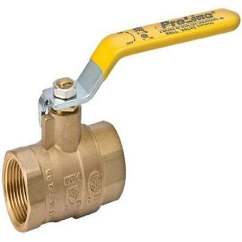 B & K Industries Series 7690T Brass Ball Valve 1-1/2