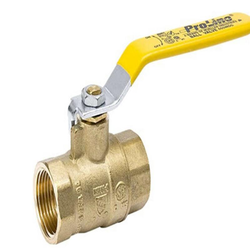 B & K Industries Series 7690T Brass Ball Valve 1-1/4