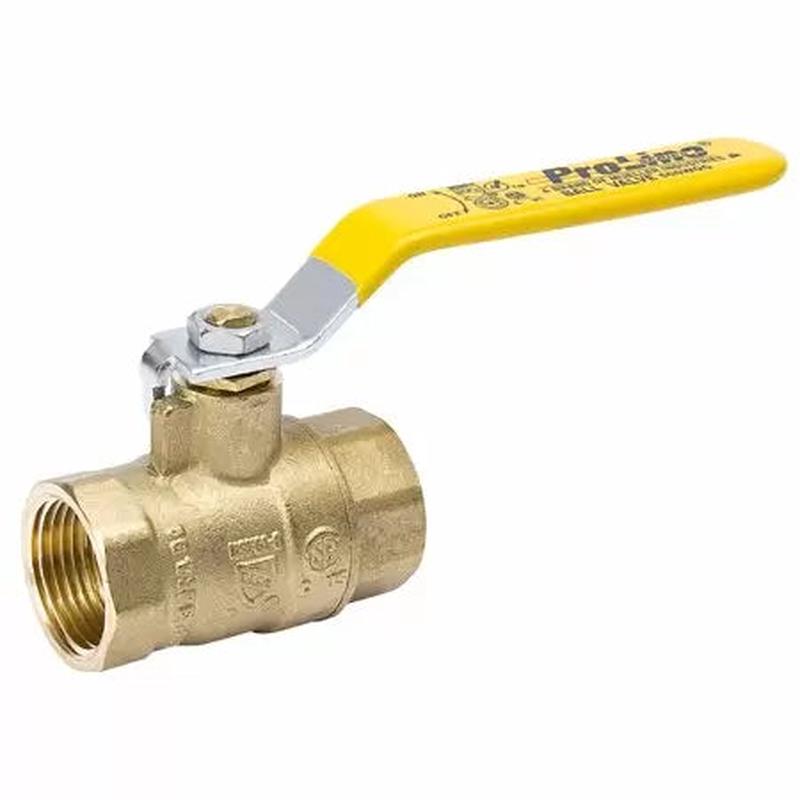 B & K Industries Series 7690T Brass Ball Valve 1"