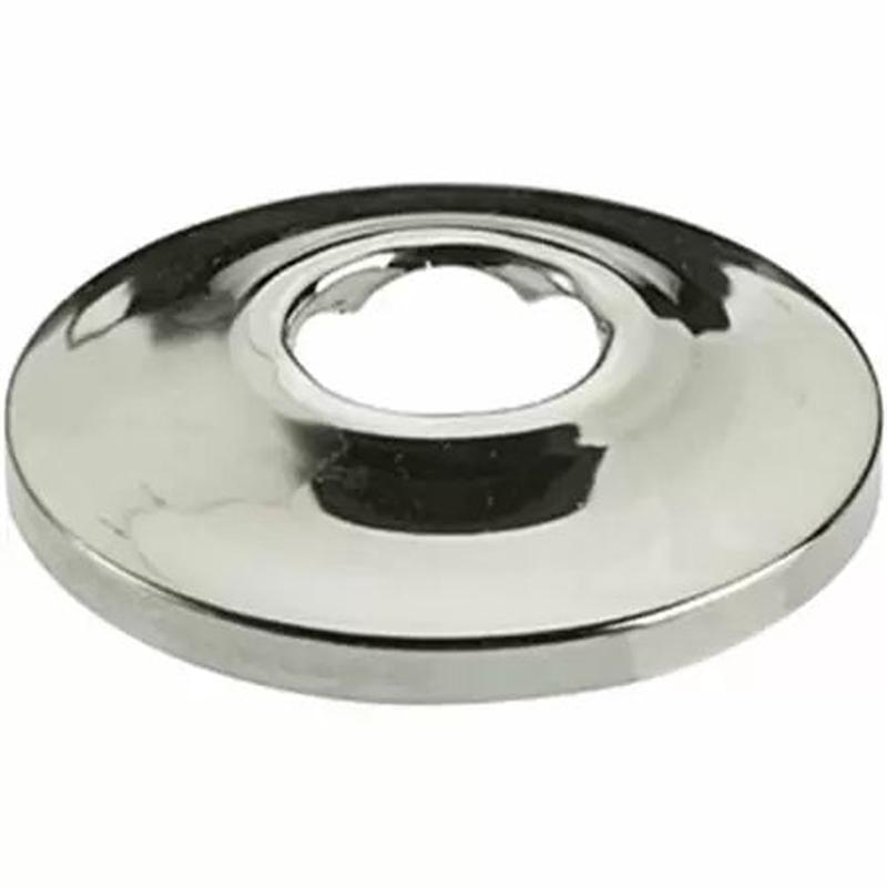 B & K Industries 3/4" Copper Escutcheons-Low Pattern Chrome Plated Steel