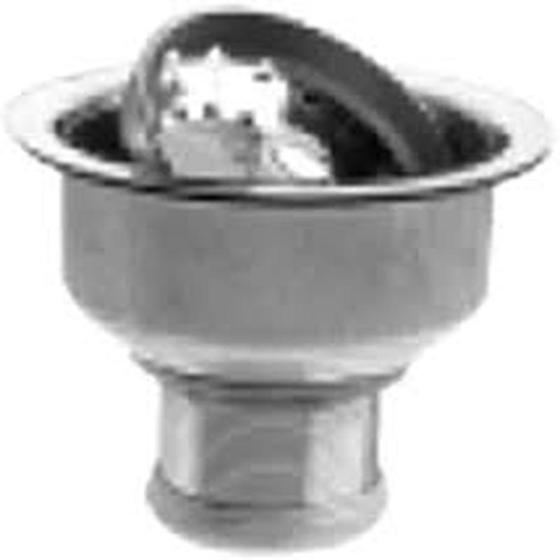 B & K Industries Basket Strainer Stainless Steel  Double Basket 4 1/2"