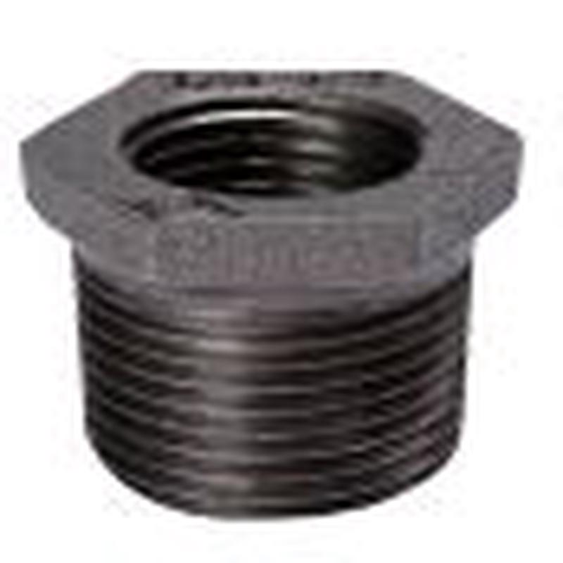 Southland Black Hex Bushing 150# Malleable Iron Threaded Fittings 2-1/2" x 1-1/2"