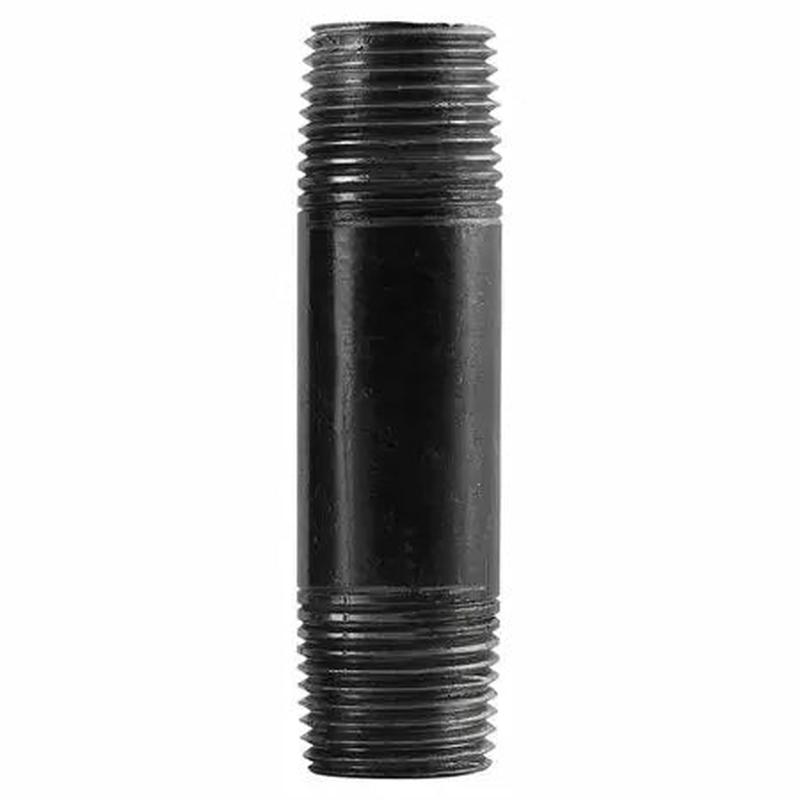 B & K Industries Black 1/8" Diameter Schedule 40 Nipples 2"