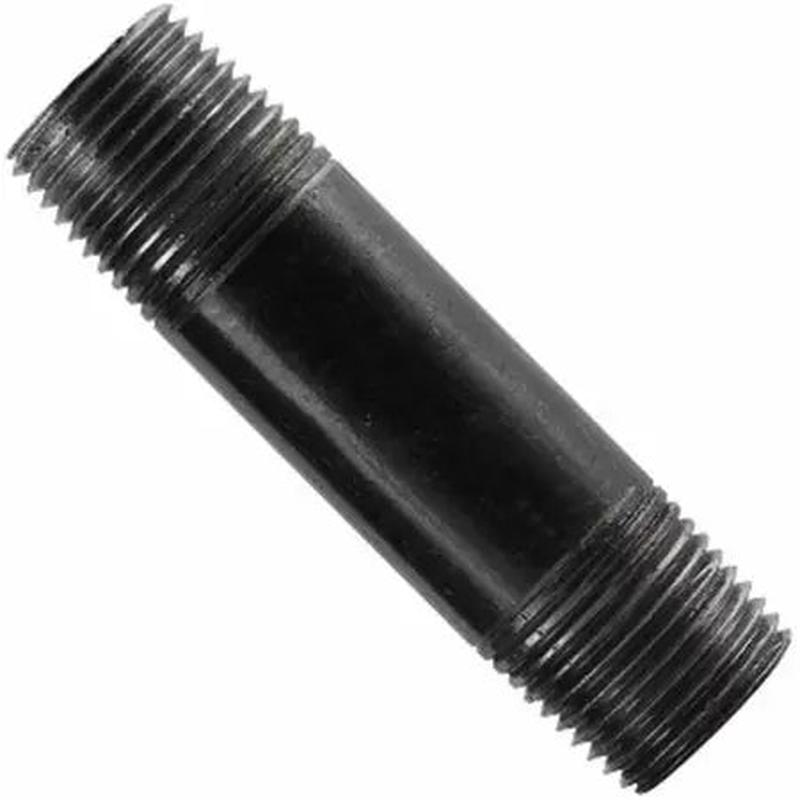 B & K Industries Black 1/8" Diameter Schedule 40 Nipples Close