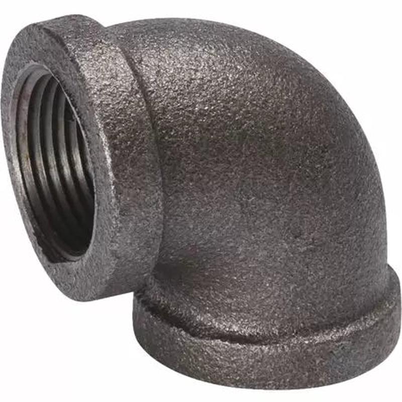 B & K Industries Galvanized 90 Elbow 150# Malleable Iron Threaded Fittings 1/4"