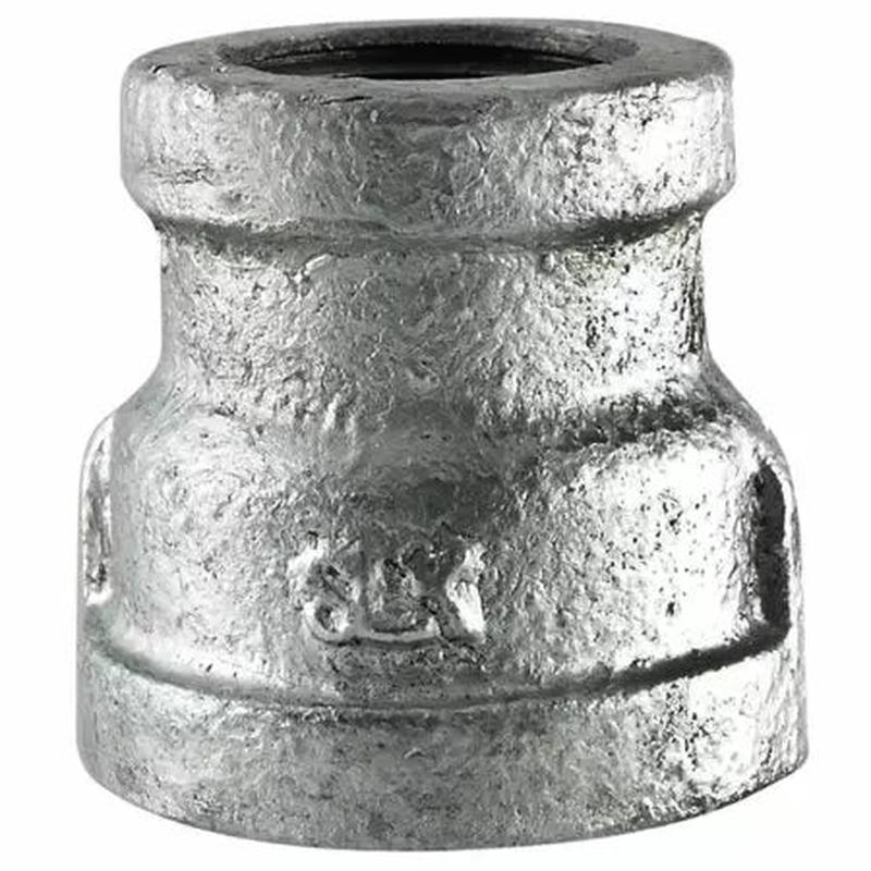 Southland Galvanized Reducing Coupling 150# Malleable Iron Threaded Fittings 1 1/4" x 1/2"