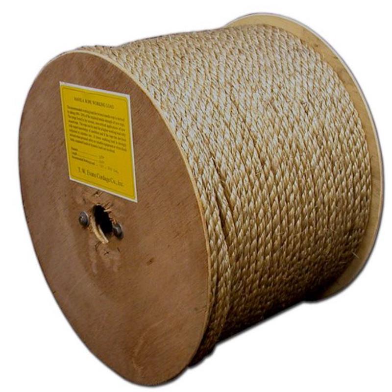 T.w Evans Cordage 1/2"-150' Reel Pure #1 Manila