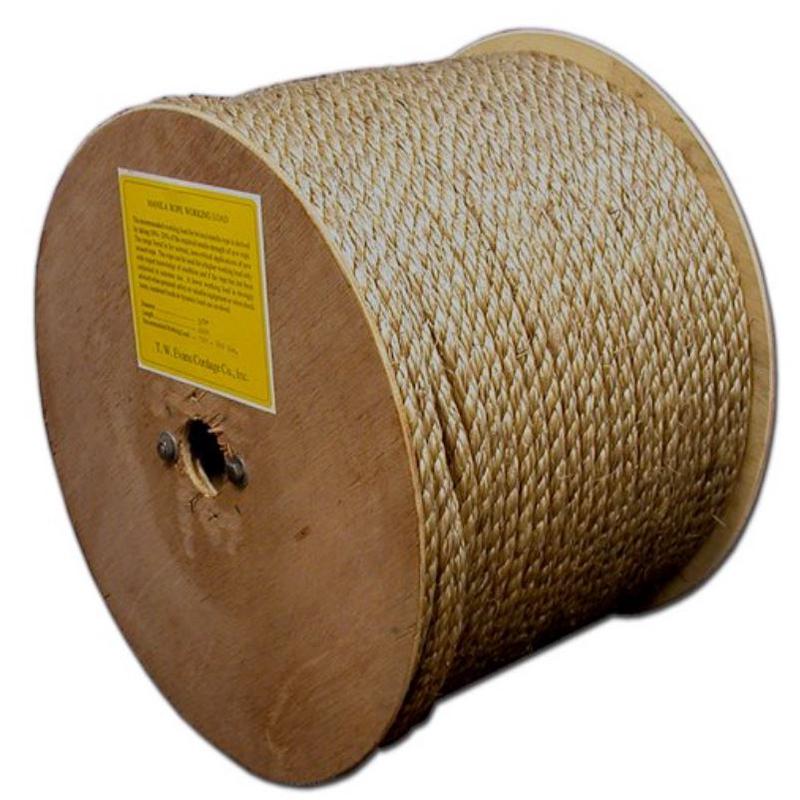 T.w Evans Cordage 3/8"-300' Reel Pure #1 Manila