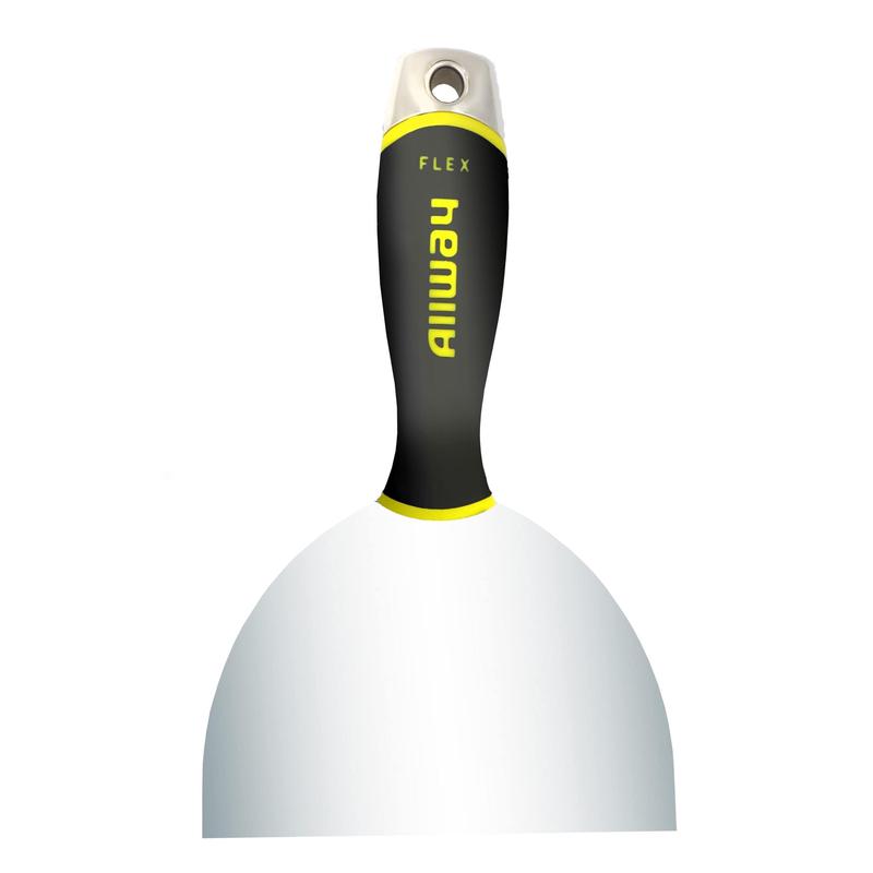 Allway 6 Flex, Soft Grip, Tape Knife, Hammer End, Carbon Bl, Labelled