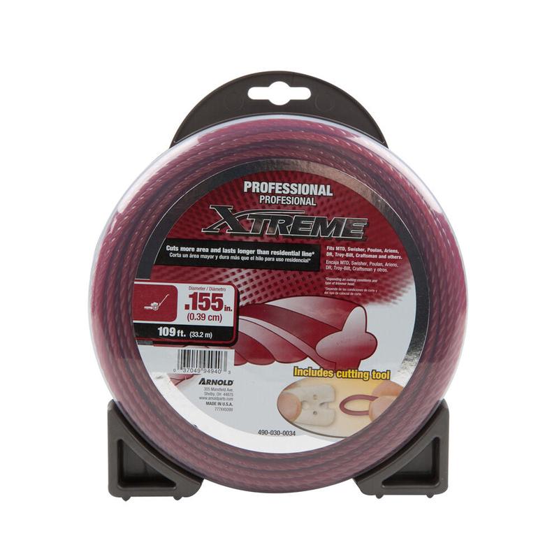 Arnold Corp .155" Professional Xtreme Trimmer Line 21.5" x .109 feet