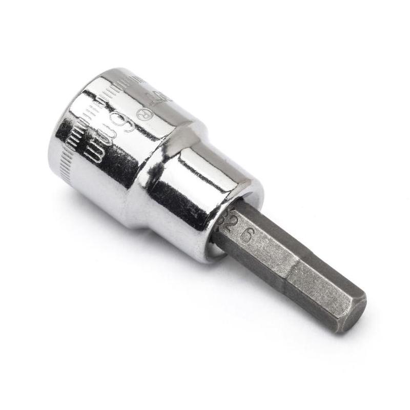 Apex Tool Group 3/8" Drive Hex Bit Metric Socket 6mm