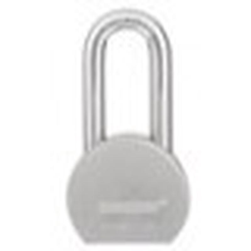 Brinks Commercial  63.5mm Commercial Solid Steel Keyed Padlock - Solid Steel Body with Boron Steel Shackle