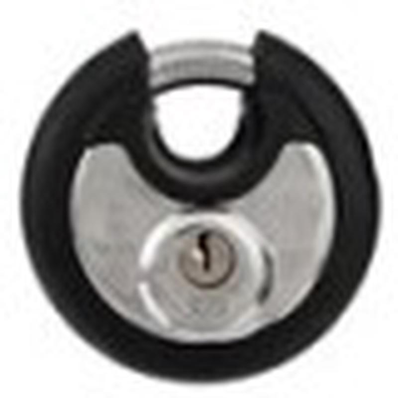 Brinks Commercial 70mm Commercial Stainless Steel Keyed Discus Padlock, 2-Pack - Stainless Steel Body with Stainless Steel Shackle