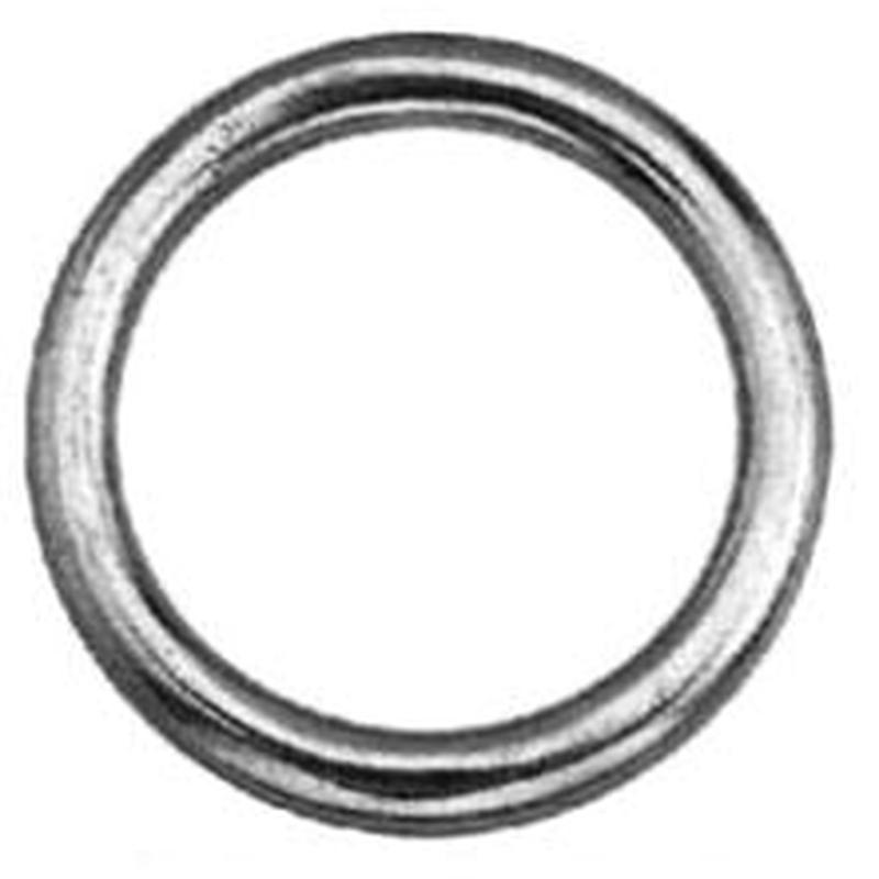 Baron Jumbo Steel Round Rings  2"