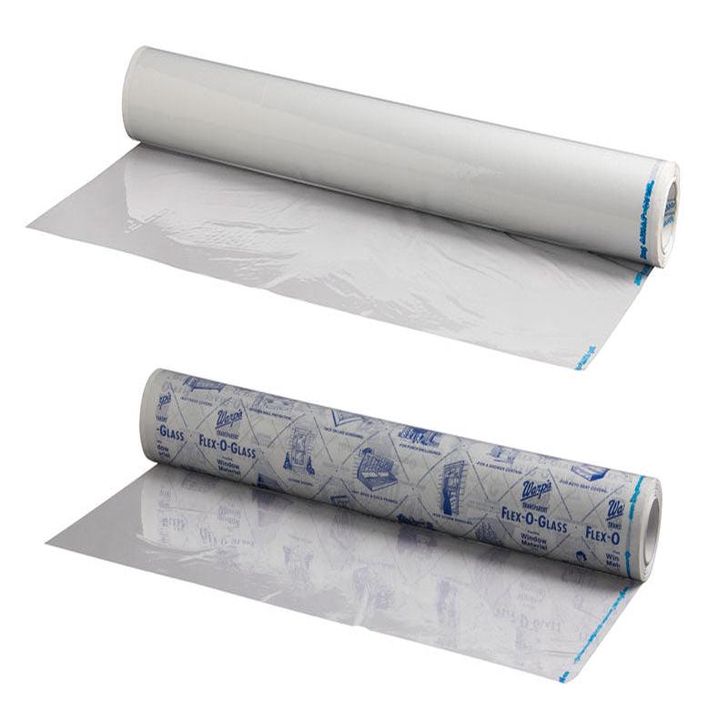 Warp Brothers Flex-O-Glass Clear Plastic Sheeting 36" x 25 ft x 4 mil