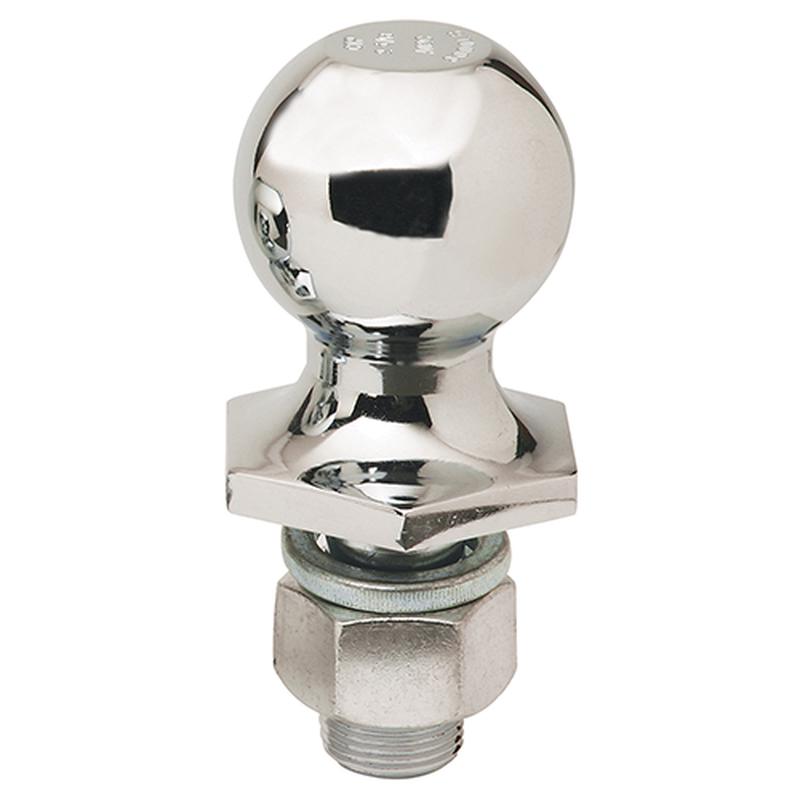 REESE Towpower Interlock Trailer Hitch Ball, 2-5/16 in. Diameter, 7,500 lbs. Capacity, Chrome