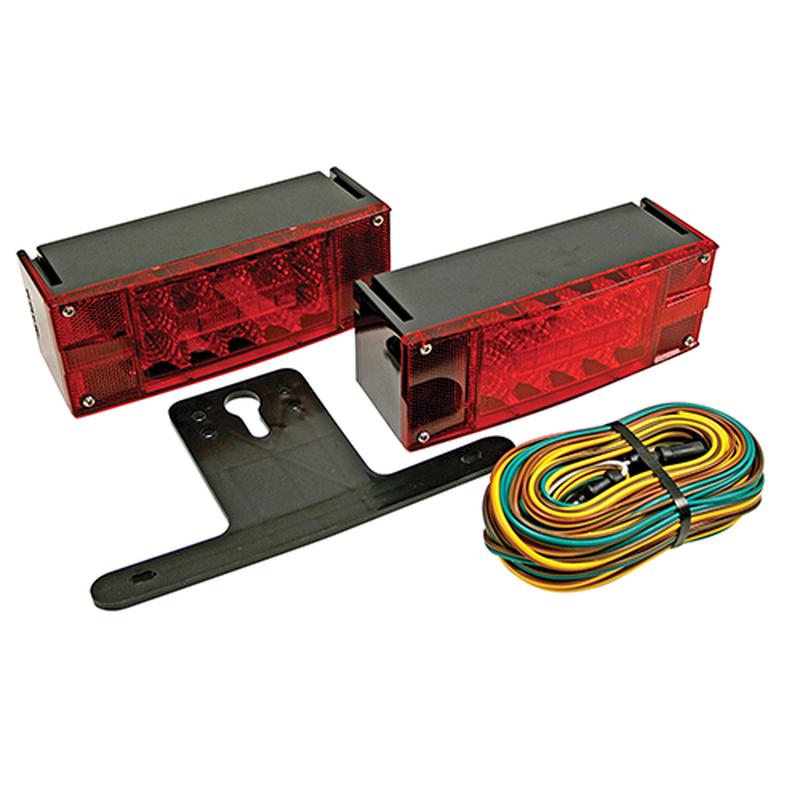 REESE Towpower LED Over 80" Wide Submersible Combination Trailer Light Kit