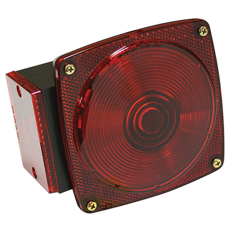 REESE Towpower Under 80" Left Roadside Stop, Turn, Tail Light with License Plate Light