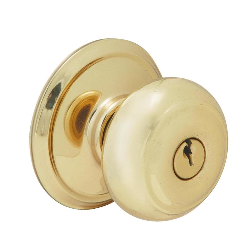 Schlage Georgian Bright Brass Entry Door Knob