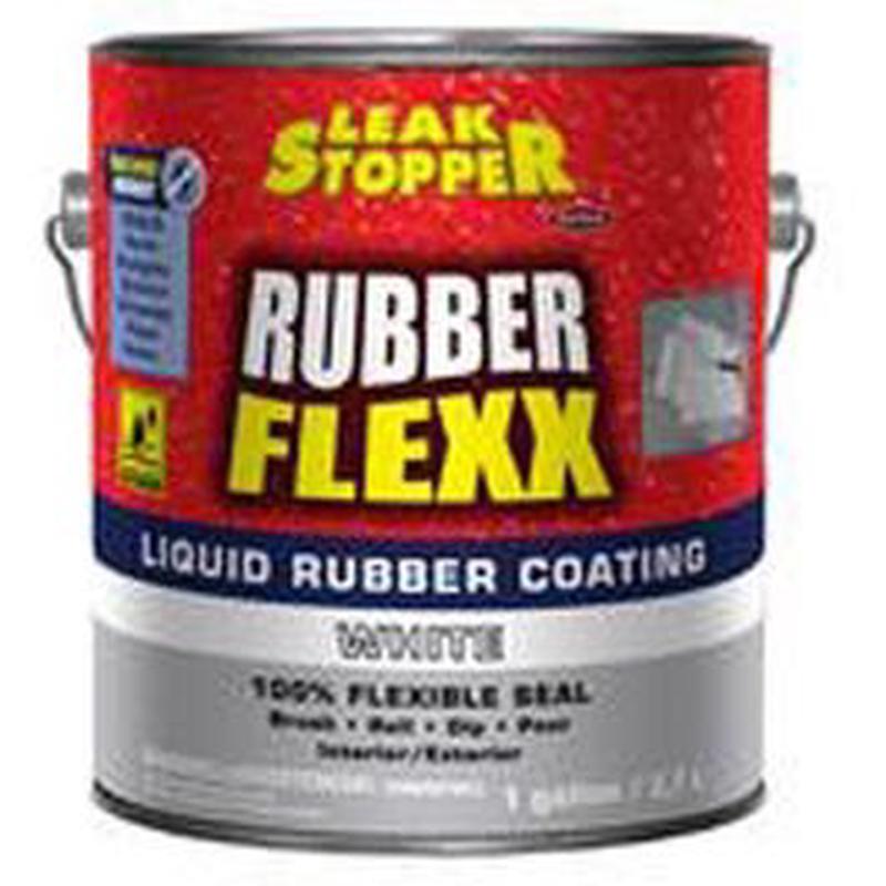 Rubber Flexx Leak Stopper Liquid Coating, White, 1-Gallon