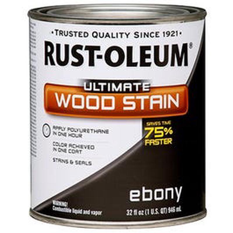 Ultimate Wood Stain, Ebony, 1-Qt.