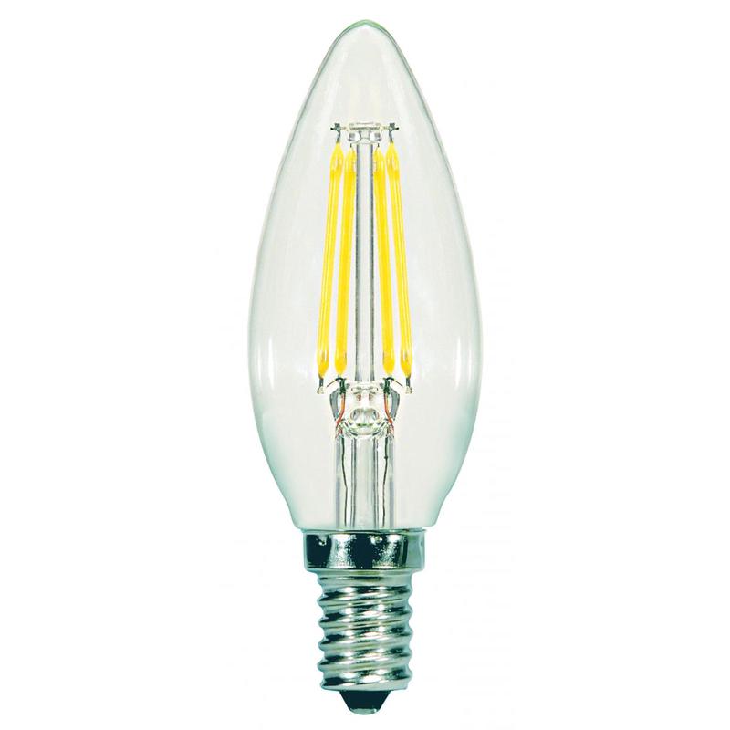 Satco S21706 5.5W CTC/LED/27K/CL/120V/2CD
