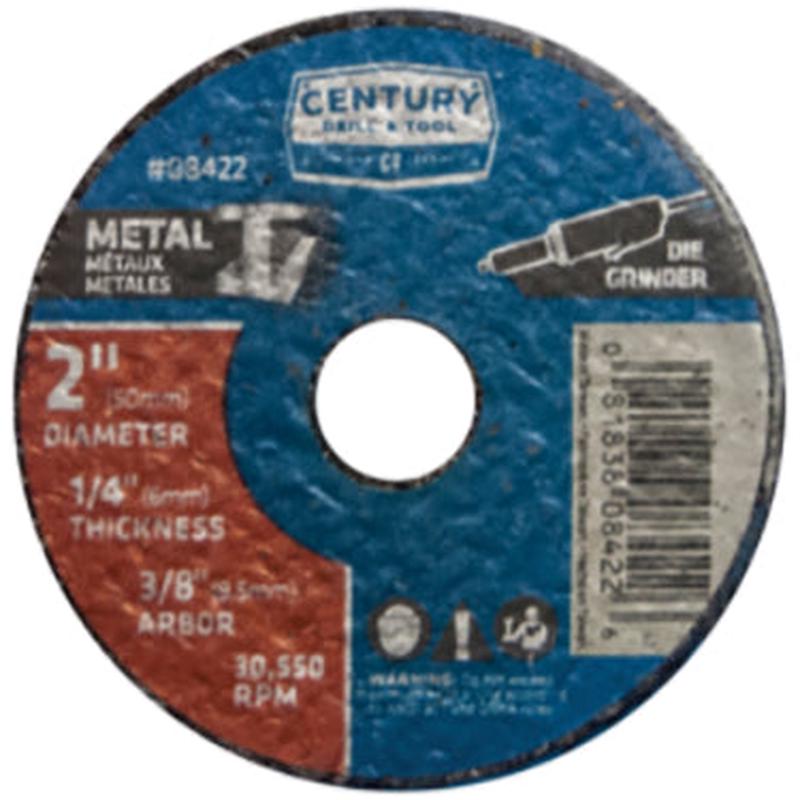 2"X1/4" GRIND WHL  3 PAK