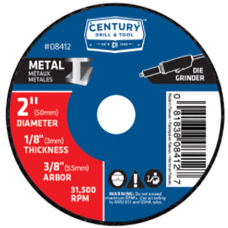 2"X1/8" CUTOFF WHL  3 PAK
