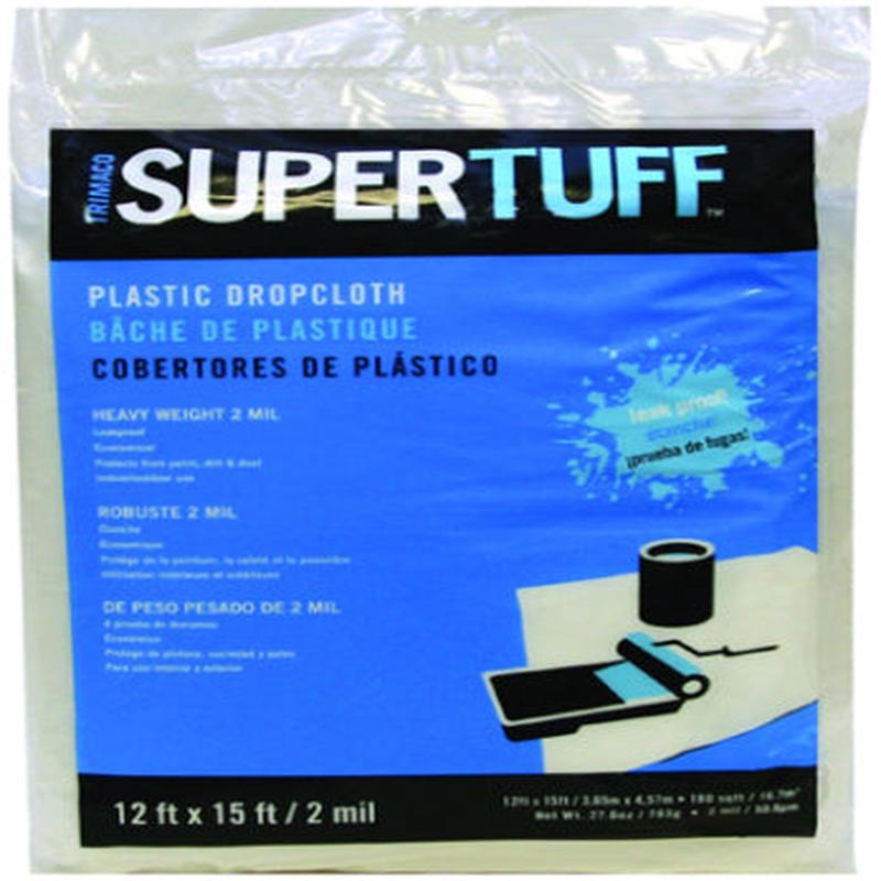 2MIL 12 X15 PLASTICDROP CLOTH